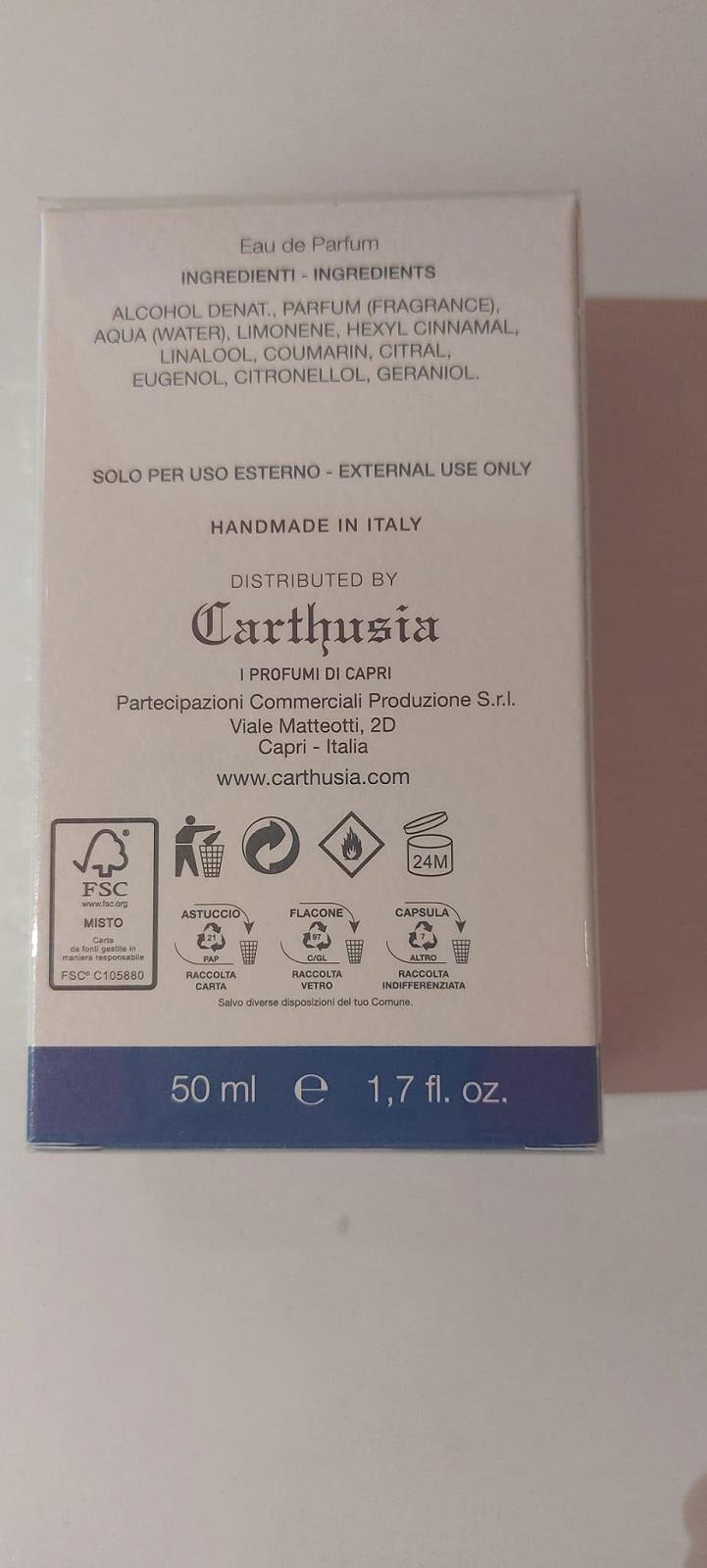 Парфюмированная вода Carthusia Io Capri 50 мл, фото №5 Парфюмированная вода Carthusia Io Capri 50 мл, фото №5