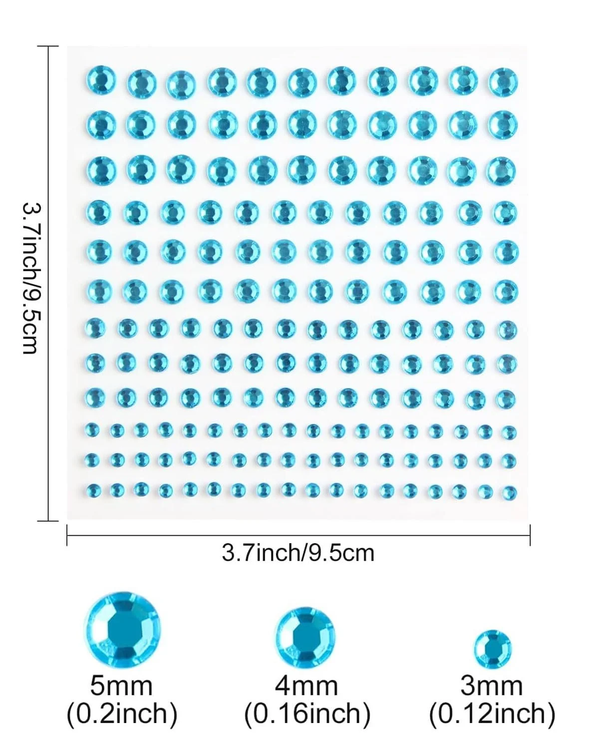 Стрази Блискітки Блискітки Самоклеючі , 2000+ штук, фото №2