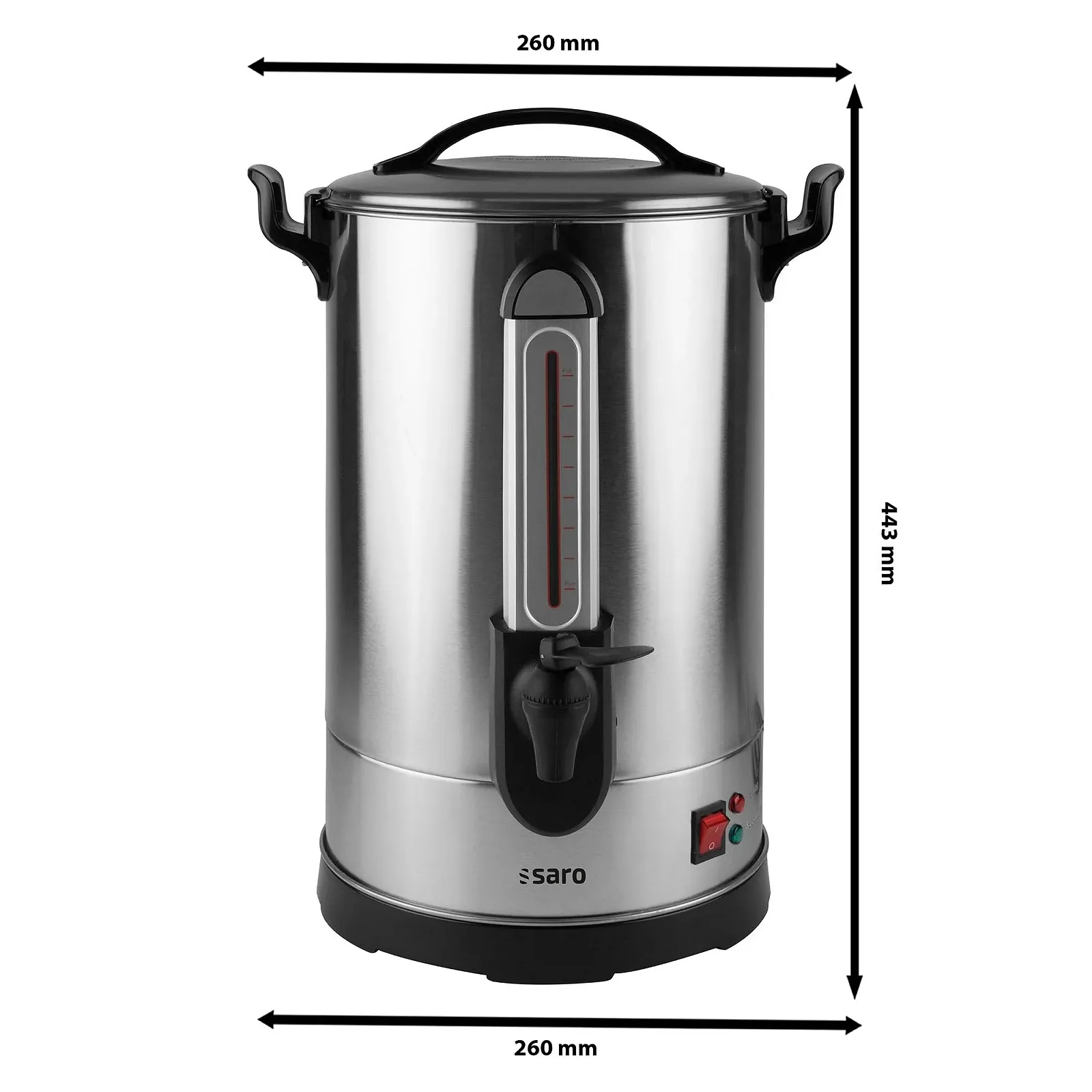 Фильтровая кофеварка SARO CAPPONO 60 8.3 л 1.6 кВт сталь, фото №2