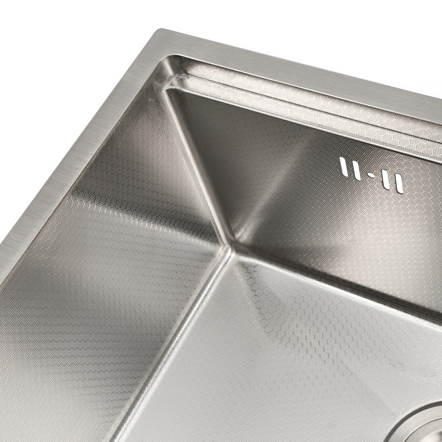 Мийка для кухні під стільницю декорована Nett NSS-5742, фото №3