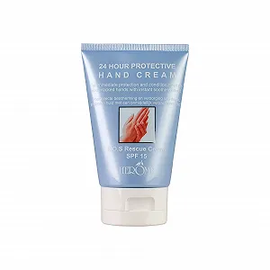 Крем для рук Herome 24H Protective (Hand Cream) - Защищает (SPF 15) и питает очень сухие и потрескавшиеся руки в течение 24 часов - с бесплатной стеклянной пилочкой для ногтей - 2 x 80 мл - Фото 1
