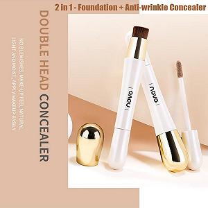 Фонд Novo Concealer Double Head Waterproof Durable Anti-Wrinkle (3 Шт. Мікс) synthetic.ua - Фото 1