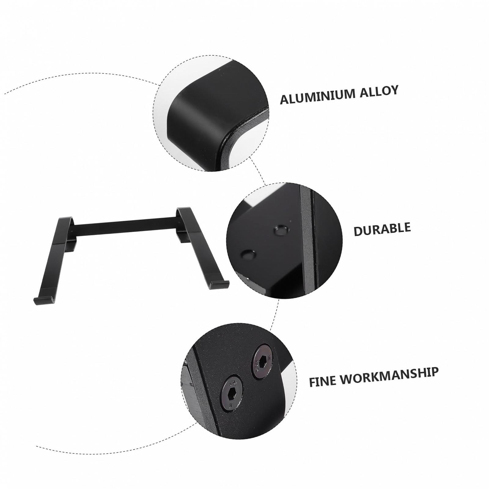 Підставка для ноутбука алюмінієва ергономічна з регулюванням висоти для ноутбуків покращує поставу та зменшує напруження зап'ястя, фото №4