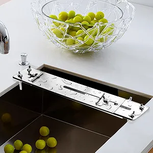 Тримач для точильного каменю регульований для мийки нержавіюча сталь Stainless Steel synthetic.ua - Фото 1