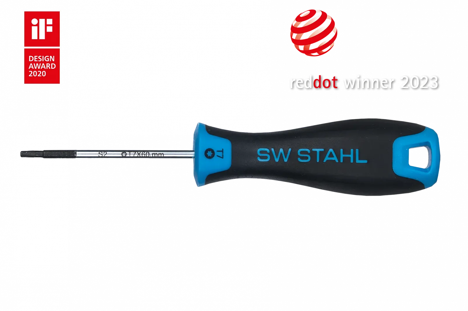 Отвертка SW-STAHL 32707SB, T-профиль, T7 x 60 мм, фото №1