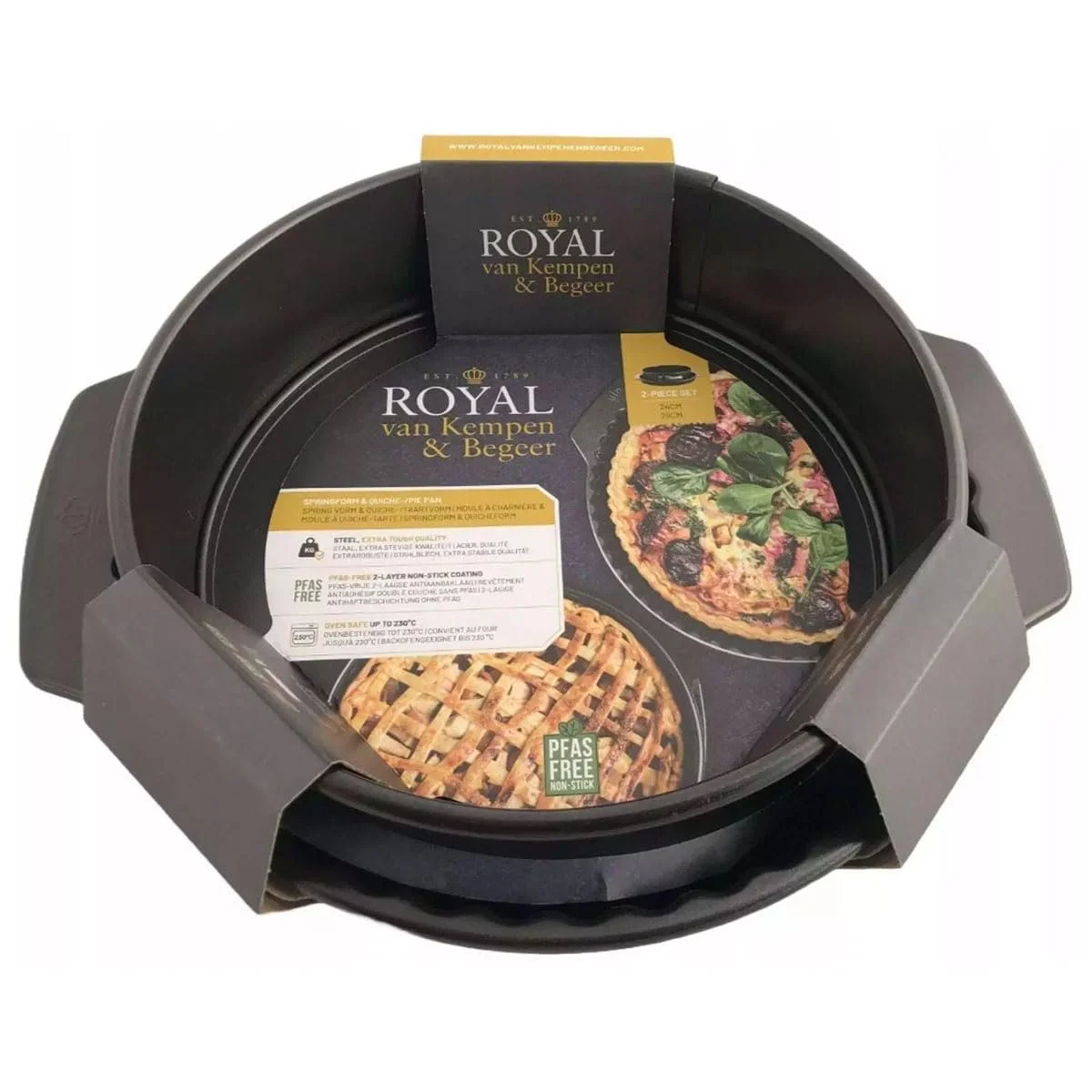 Набор форм для запекания Royal van Kempen & Berger 2 шт Черный, фото №2 Набор форм для запекания Royal van Kempen & Berger 2 шт Черный, фото №2