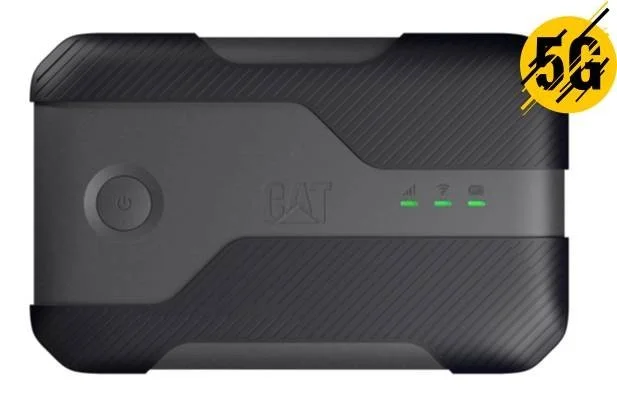 Мобільний 5G-роутер Cat Q10 / Wi-Fi 6 / IP68 Rugged / 5300 mAh / Qualcomm X62 / Чорний, фото №1
