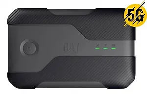 Мобильный 5G-роутер Cat Q10 / Wi-Fi 6 / IP68 Rugged / 5300 mAh / Qualcomm X62 / Черный - Фото 1