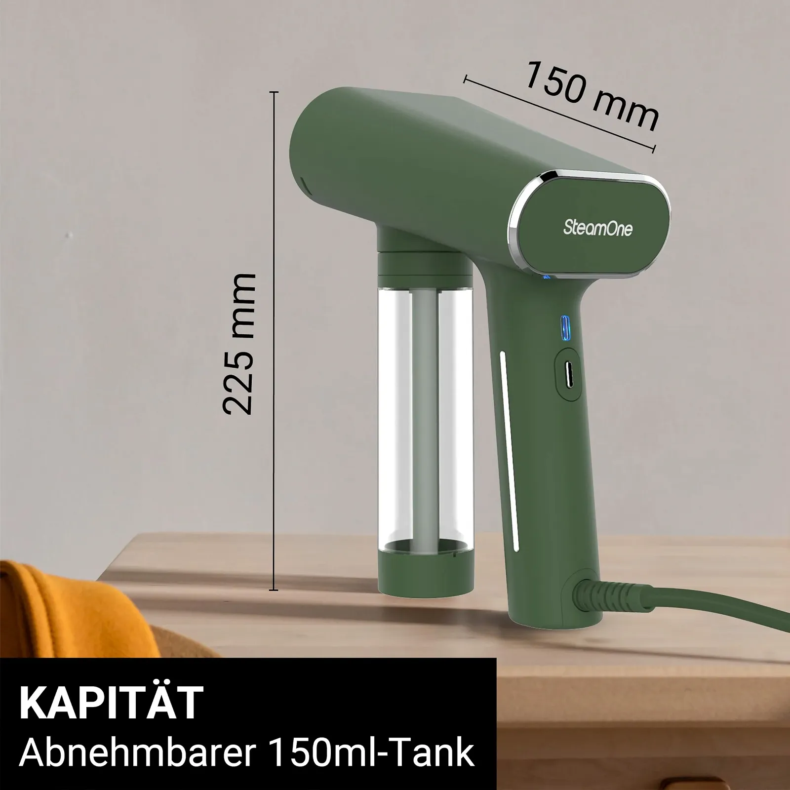 Дорожный отпариватель SteamOne EUNS150G 2000 W 30 g/min, фото №6