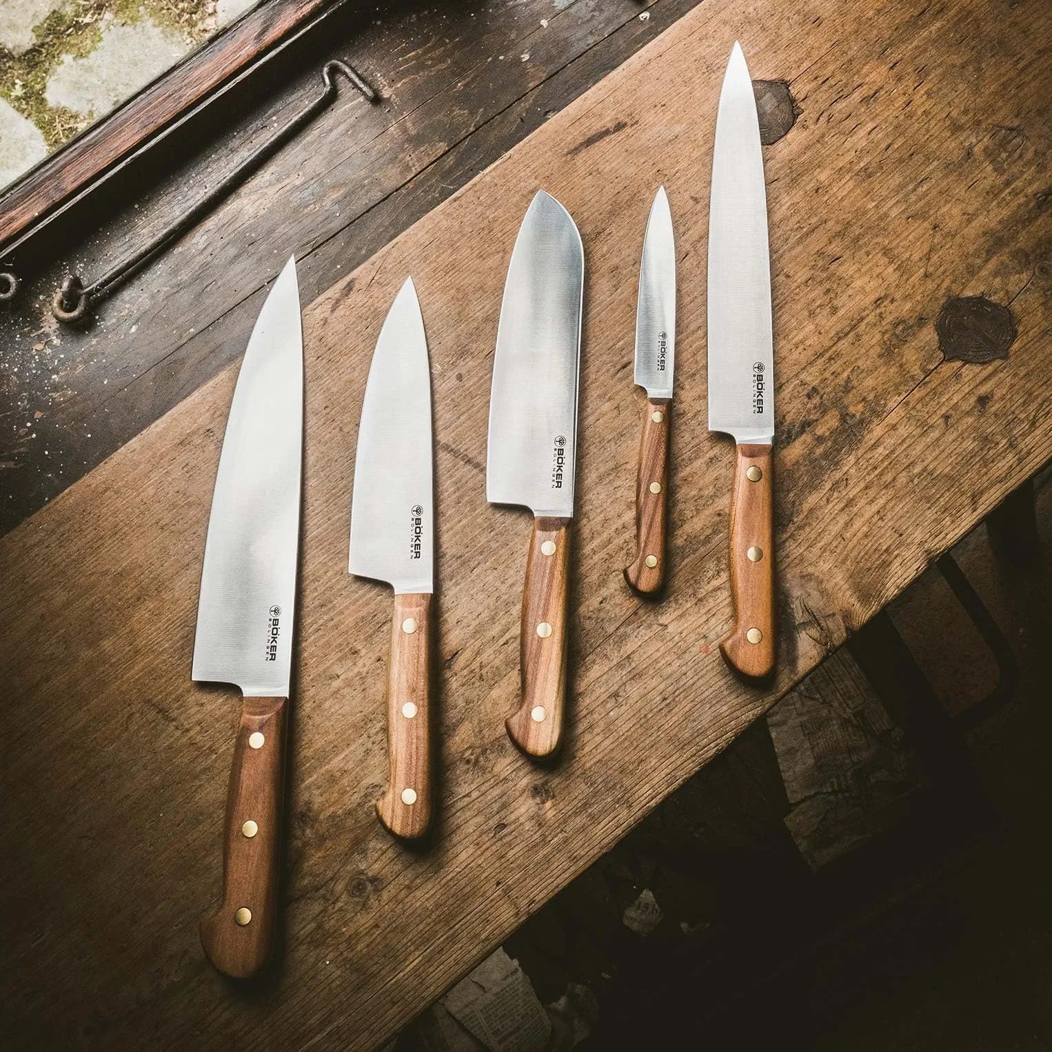 Нож кухонный BÖKER SOLINGEN® Cottage Craft Professional для очистки овощей ручной работы, фото №9 Нож кухонный BÖKER SOLINGEN® Cottage Craft Professional для очистки овощей ручной работы, фото №9