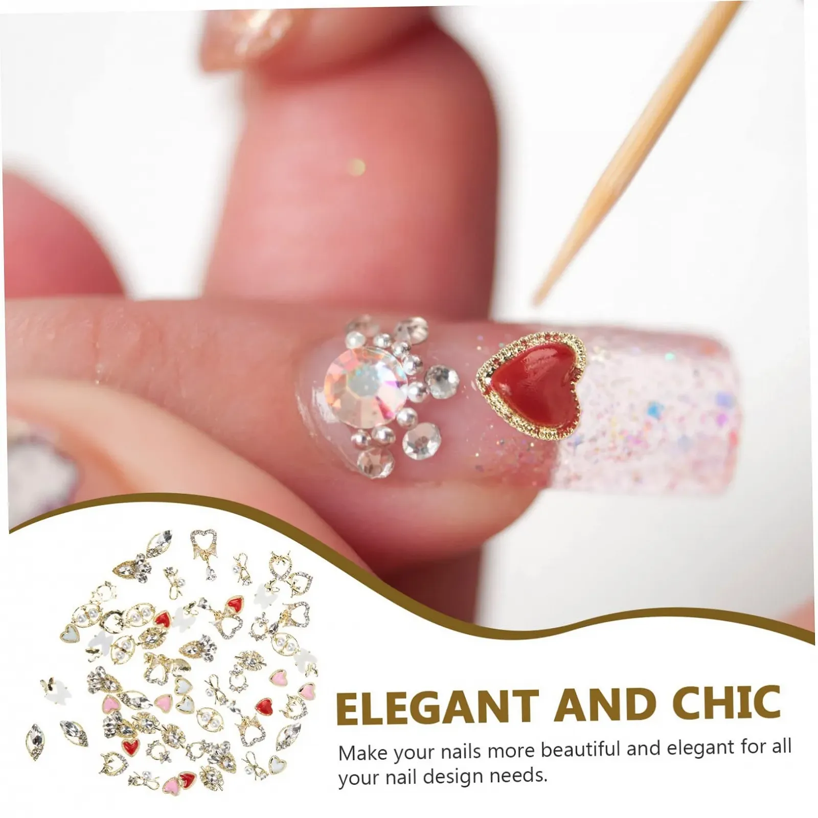 Прикраса для нігтів Healvian, 180 шт, фото №5