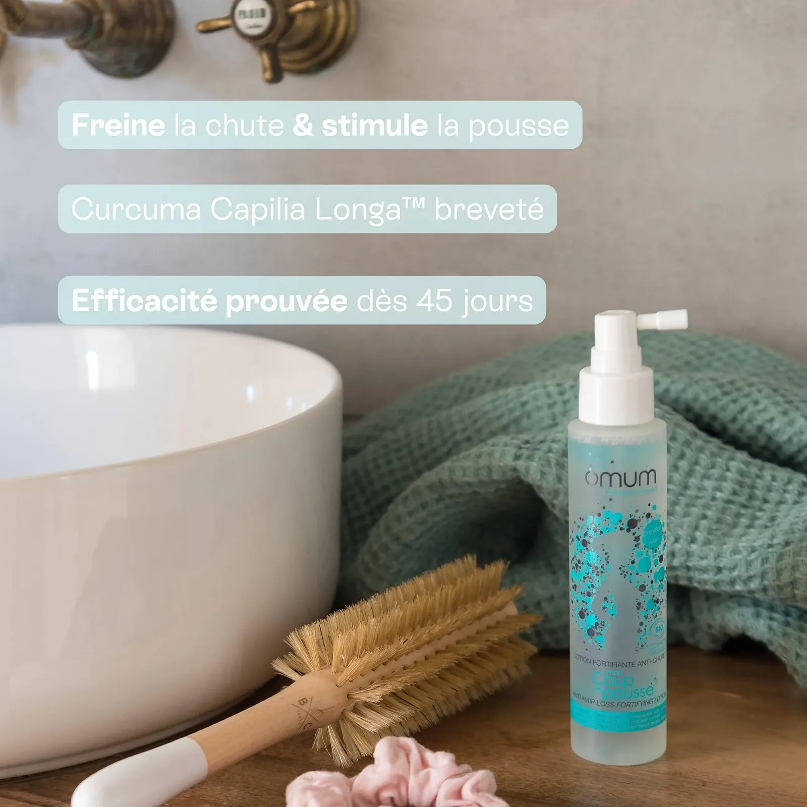 Лосьйон OMUM Mein Schub для запобігання випадіння та стимуляції росту волосся, 100 мл, зміцнюючий, фото №3 Лосьйон OMUM Mein Schub для запобігання випадіння та стимуляції росту волосся, 100 мл, зміцнюючий, фото №3