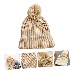 В'язана шапка Healvian Тепла для молодих дівчат synthetic.ua - Фото 1