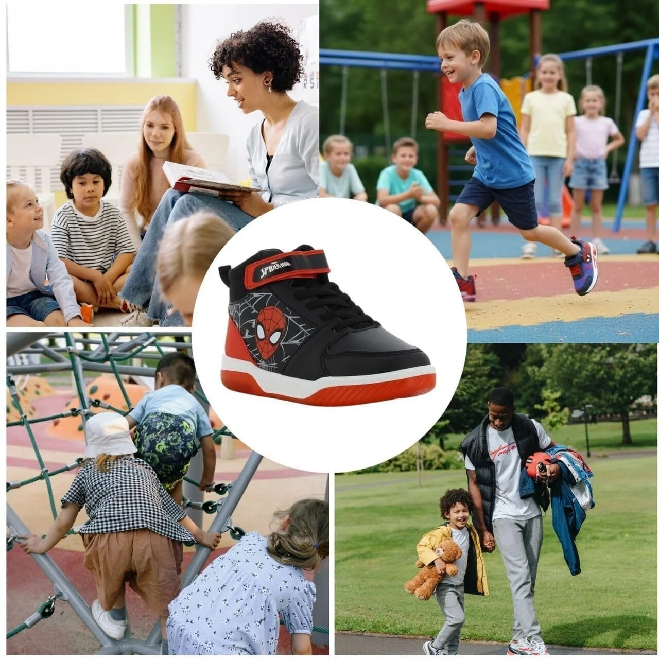 Дитячі Кросівки Leomil Людина-павук для хлопчиків Ідеально підходять для школи та відпочинку, фото №7