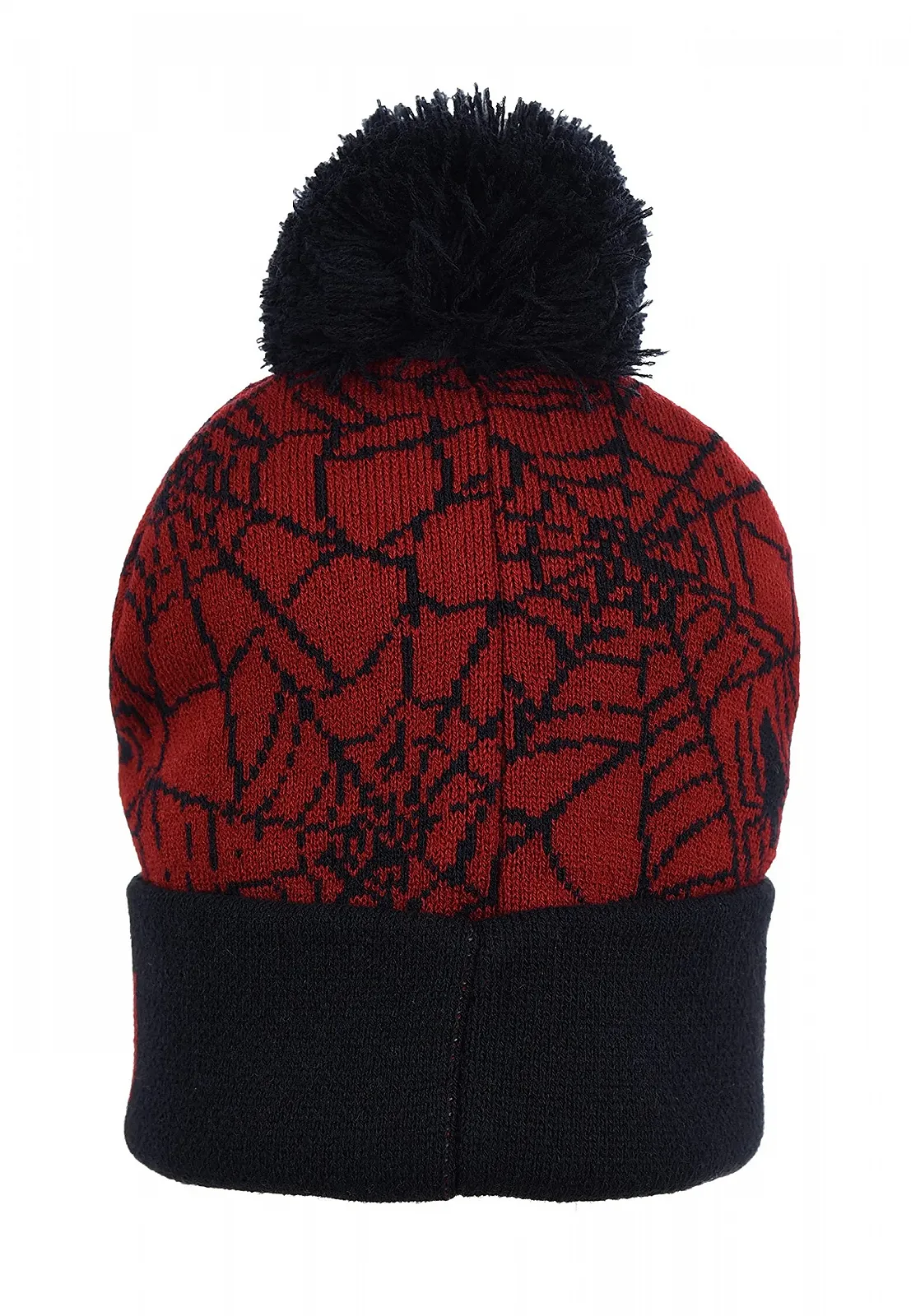 Шапка детская с помпоном Sun City Spider-Man, красная, фото №2 Шапка детская с помпоном Sun City Spider-Man, красная, фото №2