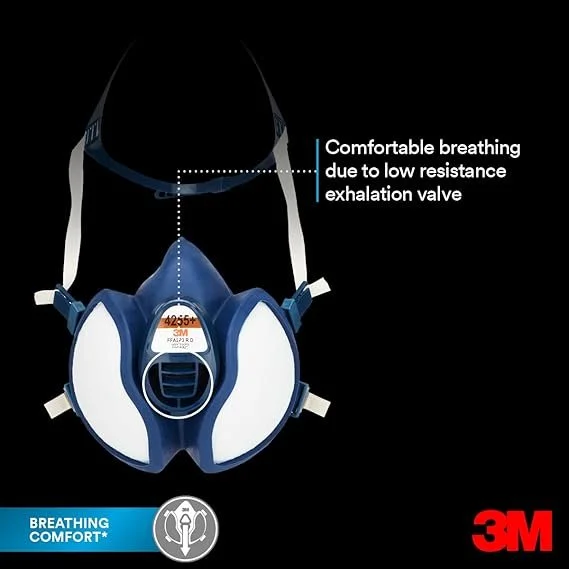 Респіраторна маска 3M 4255+ / A2P2 / Синій, фото №5