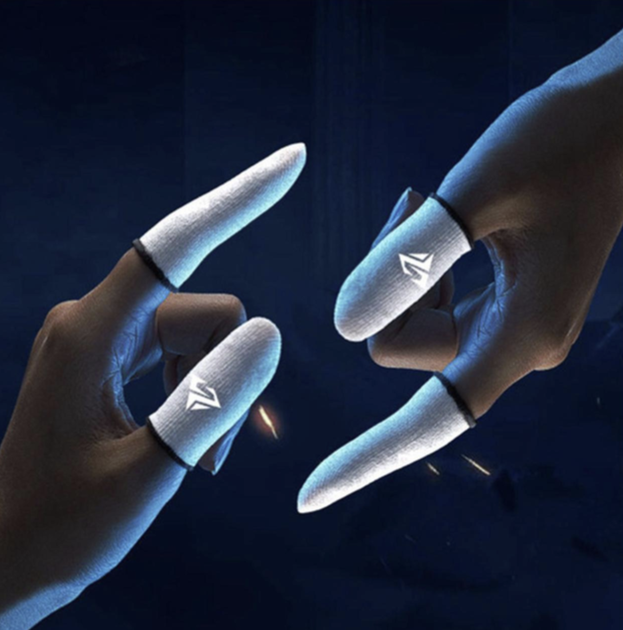 Кіберспортивні сенсорні напальчники для мобільних ігор 2 шт Сірий, фото №4