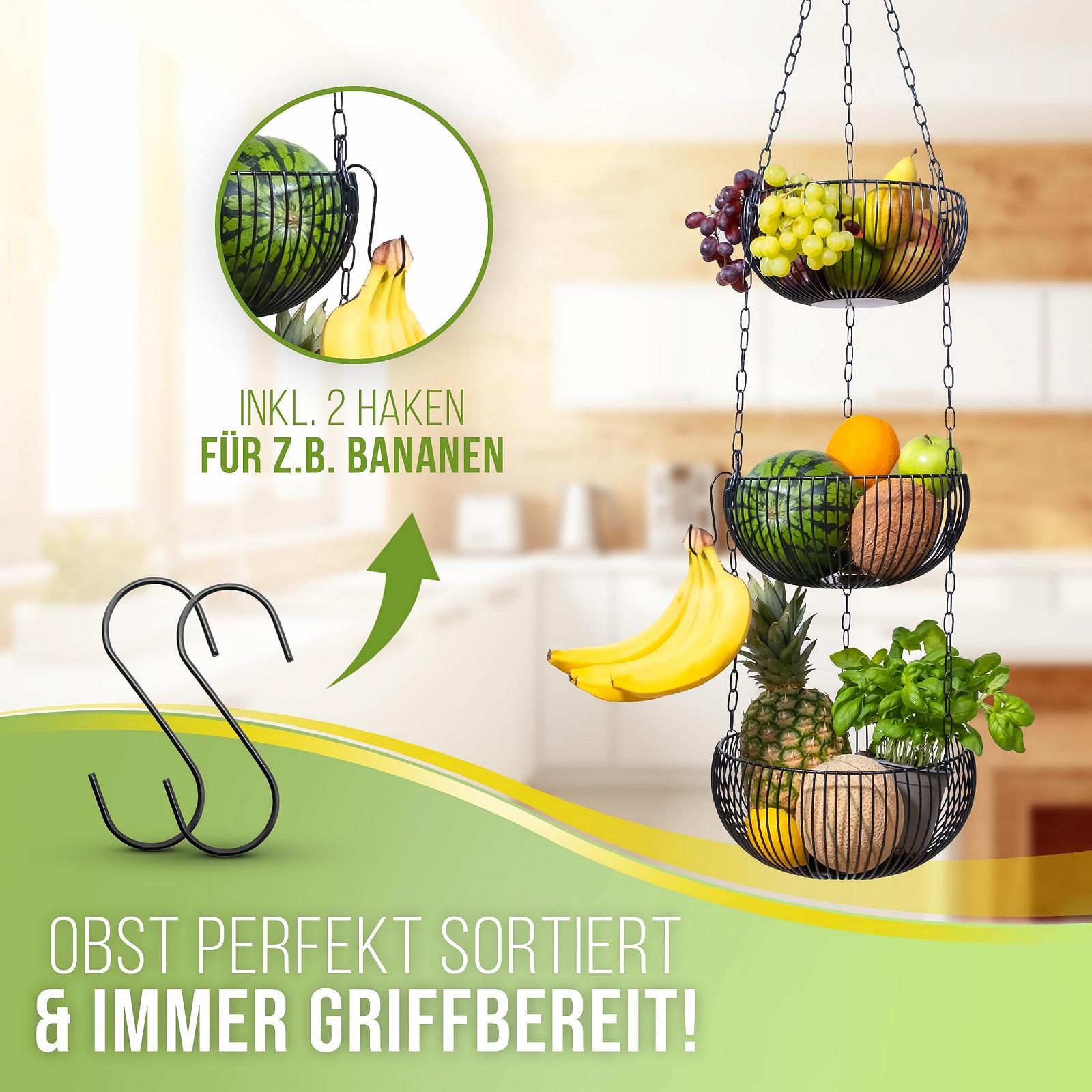 Підвісний кошик для фруктів BS Сучасний стиль, фото №4