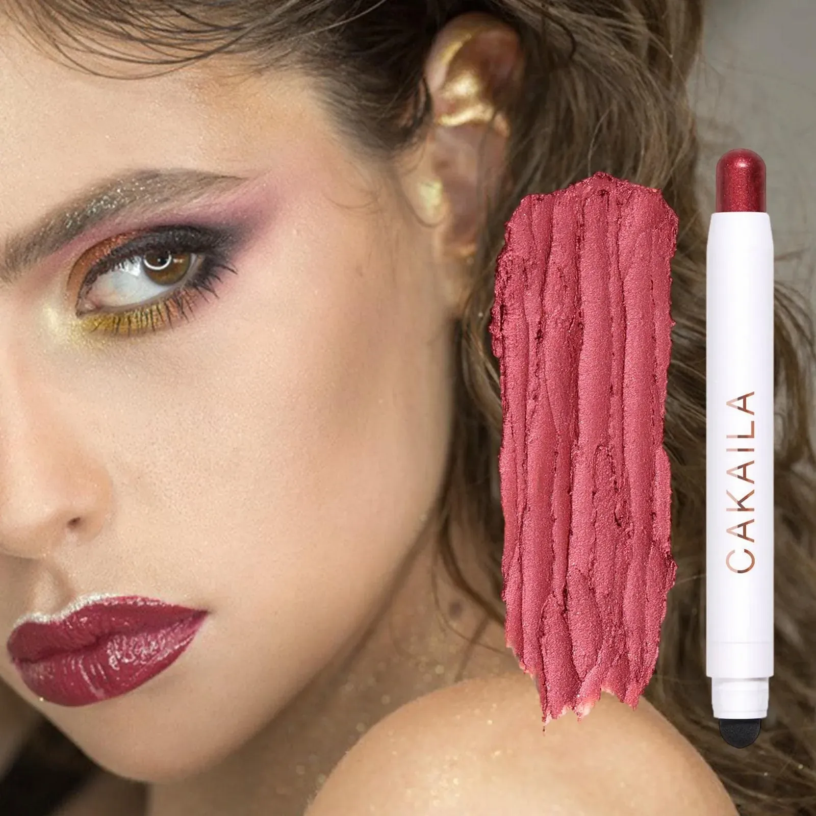 Карандаш-тени для глаз Idezek, кремовый, двухсторонний, автоматический, фото №3 Карандаш-тени для глаз Idezek, кремовый, двухсторонний, автоматический, фото №3