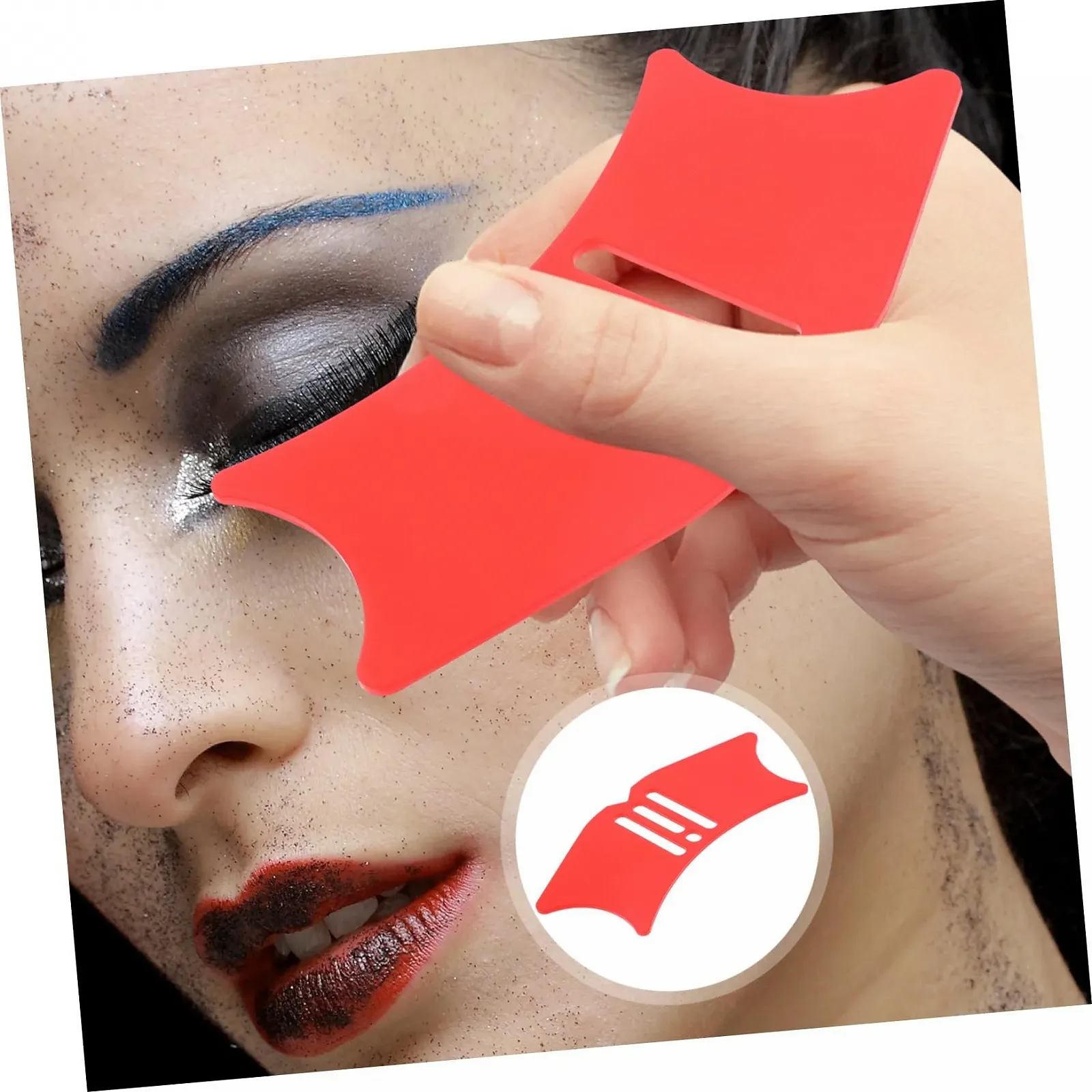 FRCOLOR Інструмент для макіяжу очей, аплікатор для макіяжу, трафарети для підводки очей із силікону, фото №4