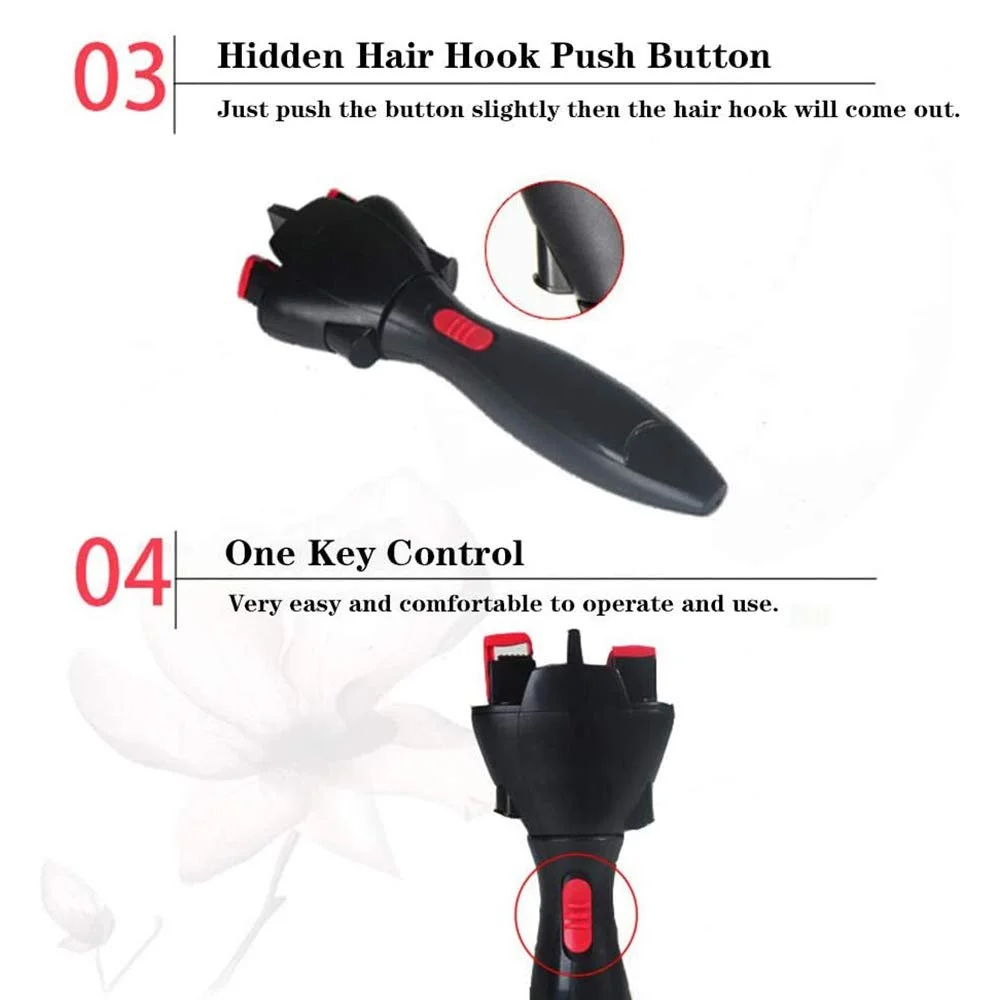 Электрический прибор для плетения косичек Automatic Fast Twist Smart Braiding Tool DIY Magic, фото №6 Электрический прибор для плетения косичек Automatic Fast Twist Smart Braiding Tool DIY Magic, фото №6