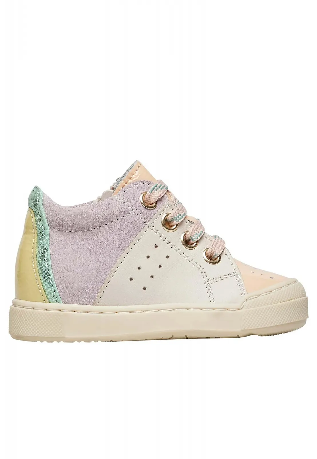 Кроссовки для кроватки Falcotto Fabron на молнии для девочек, фото №6