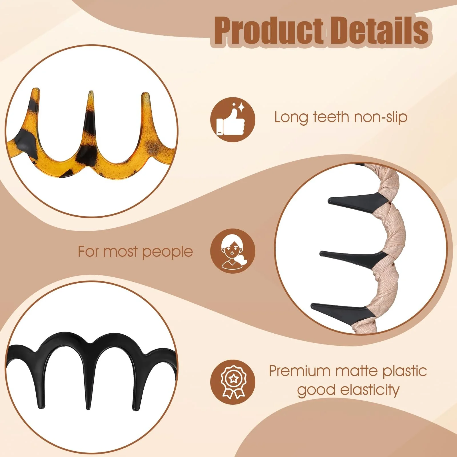 Обруч для волос зигзаг, фото №3