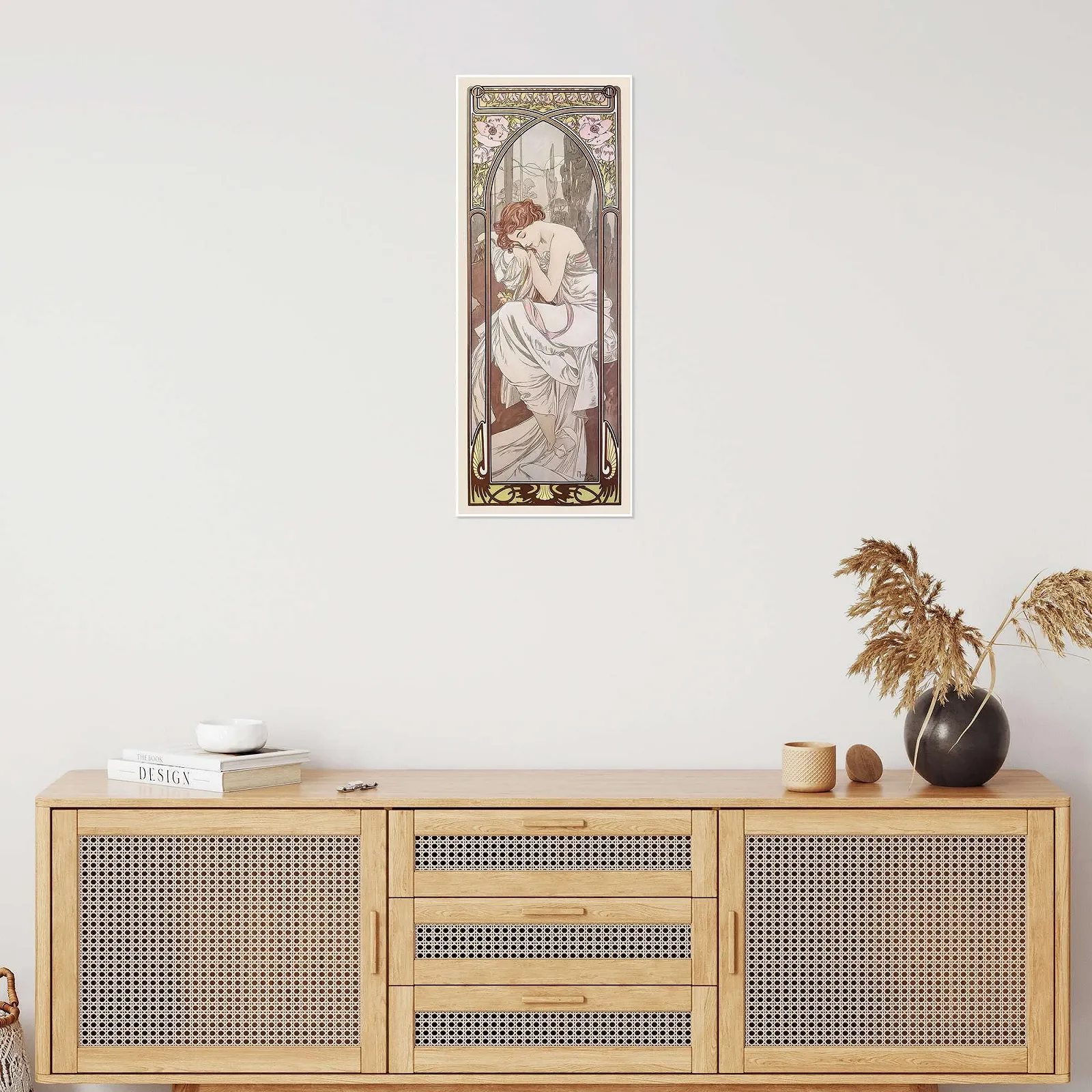 Постер Alfons Mucha The Four Times of the Day - Night Sleep 40 x 100 см, фото №4