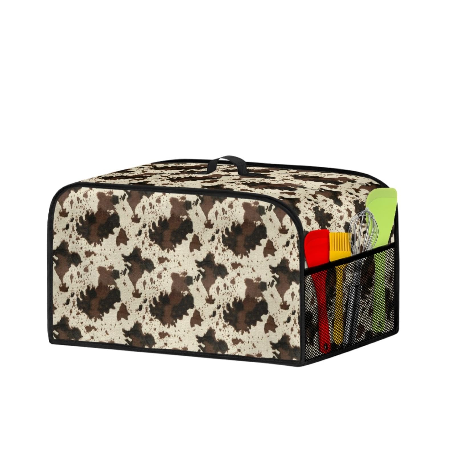 Чехол для мультиварки Wanyint Cow Print Dust Cover 6-8 Quart с ручкой и сумкой, фото №3