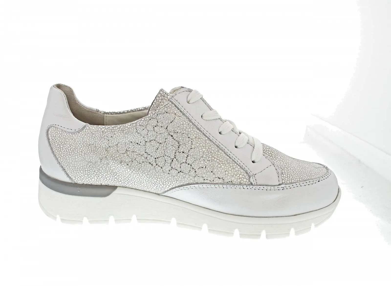 Спортивные Кроссовки Waldläufer K-Ramona на шнуровке Серебряный, фото №3