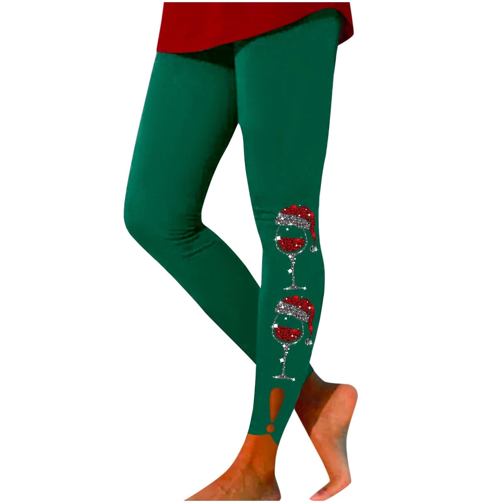 Леггинсы Generisch Chemistry 9th Grade High School Christmas Fashion Casual Red Wine Glass Printed Hollow Tight Hip Lifting Fitness Красный, фото №1