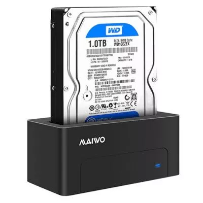 Док-станция Maiwo HDD 2.5"/3.5" SATA/SSD USB 3.0 K308P, фото №1