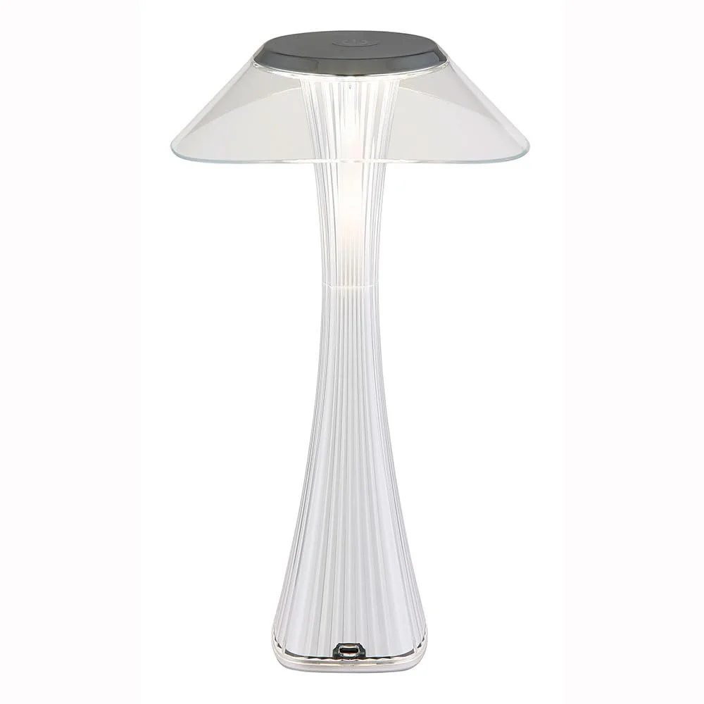 Настольная лампа GLOBO LIGHTING Хромированная сенсорная CCT с аккумулятором LED Серебристый 27.4 см, фото №8