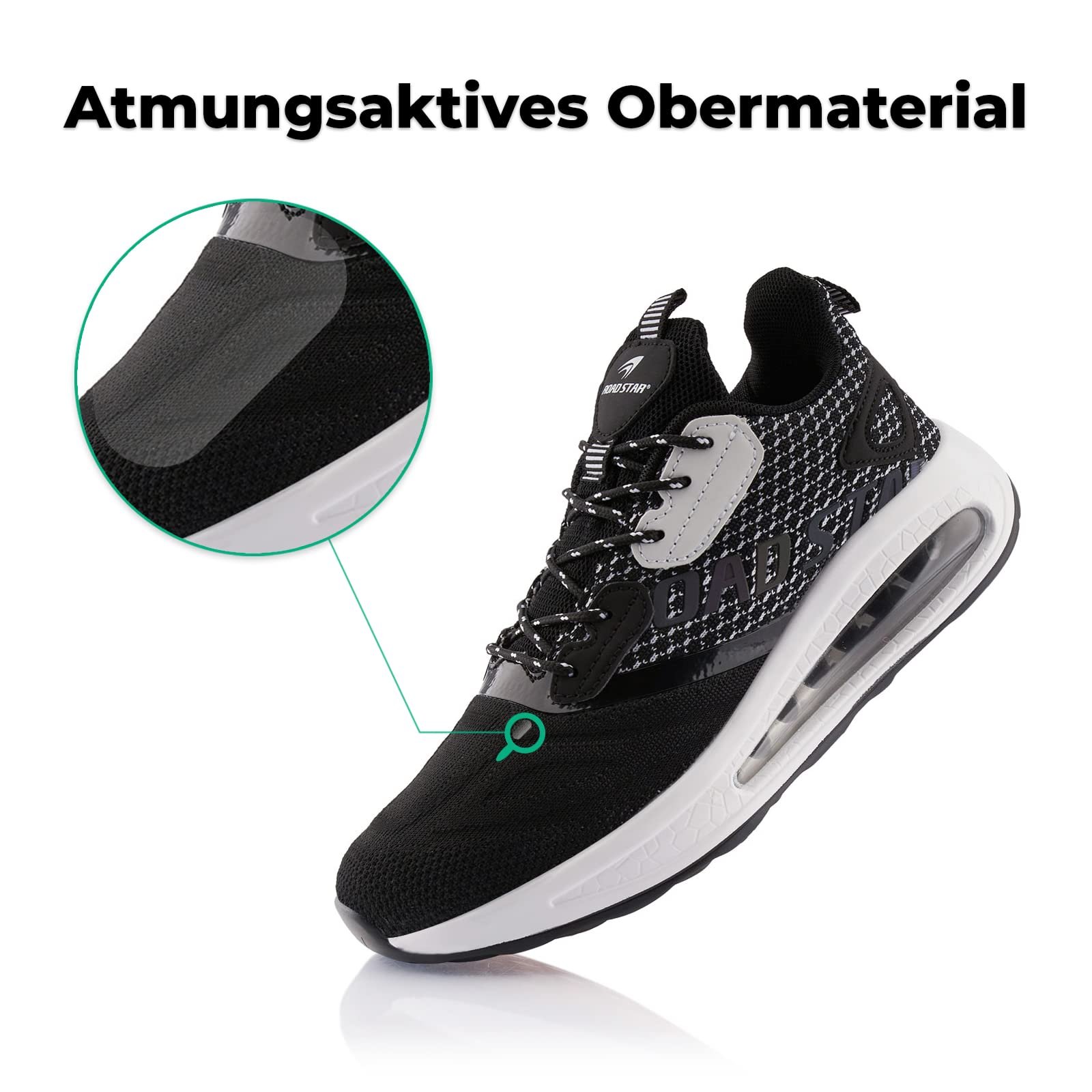 Кроссовки Fusskleidung® Унисекс Спортивная обувь Амортизирующие Легкие Беговые кроссовки, фото №3