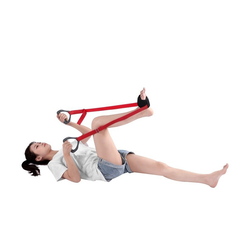 Еластичний тренувальний пояс для розтягування ніг реабілітація інсульту Lesko 150 см Червоний (10761-58269), фото №4 Еластичний тренувальний пояс для розтягування ніг реабілітація інсульту Lesko 150 см Червоний (10761-58269), фото №4