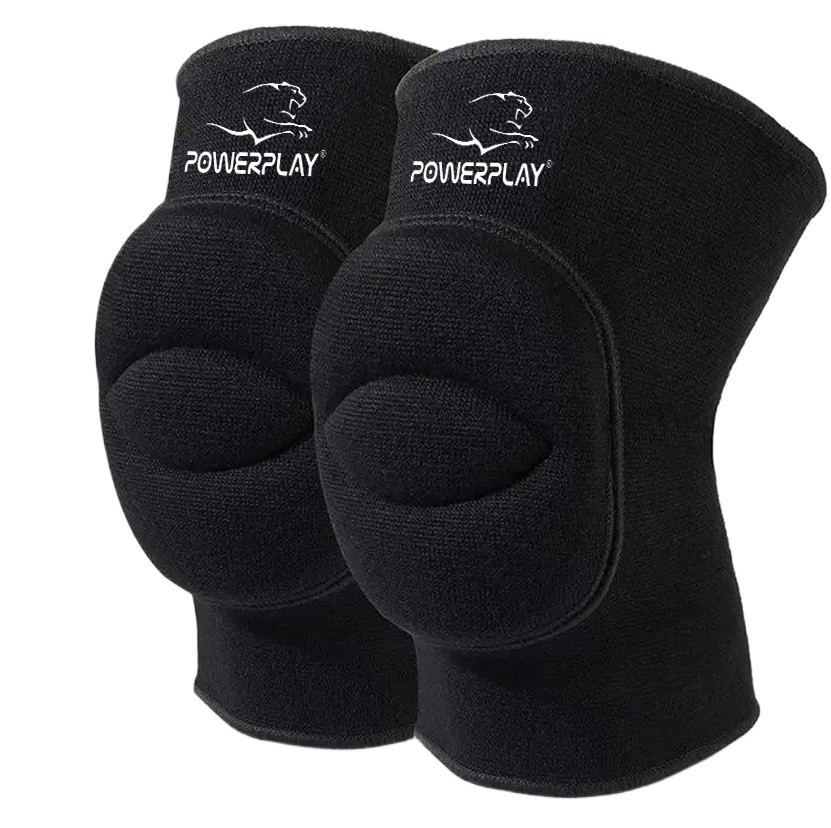 Наколінники PowerPlay PP-8000 Elastic Knee Support пара чорні S, фото №1