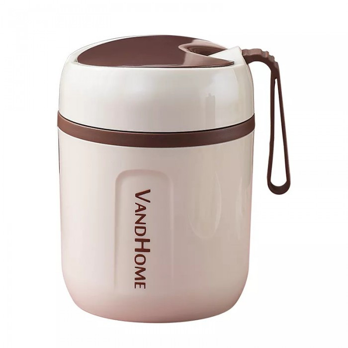 Термо суп ланч бокс для рідкого Home 450 мл бежева, фото №1 Термо суп ланч бокс для рідкого Home 450 мл бежева, фото №1