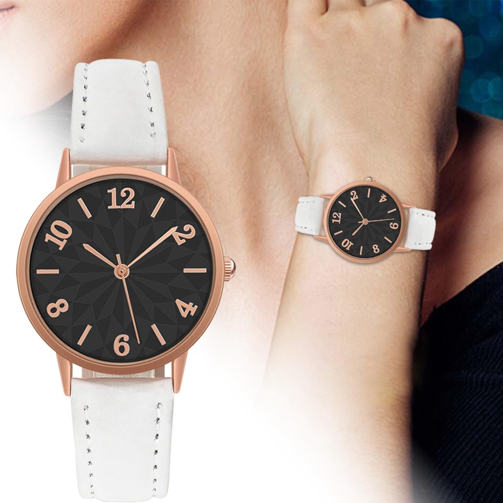 Женские аналоговые кварцевые часы Generisch с ремешком из нержавеющей стали, фото №3