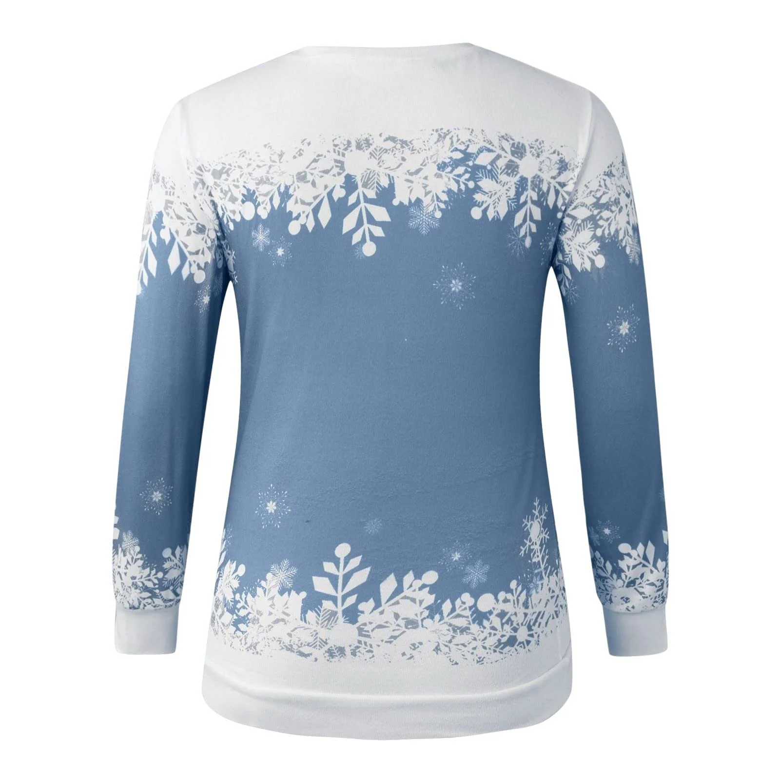 Блузка Рождественская Женская Рождественский Принтованный Джемпер Рождественская Рубашка Элегантные Рождественские Топы Большие Размеры Уютный Джемпер с Длинными Рукавами Уродливый Рождественский Свитер с Длинными Рукавами Рождественский Наряд, фото №4