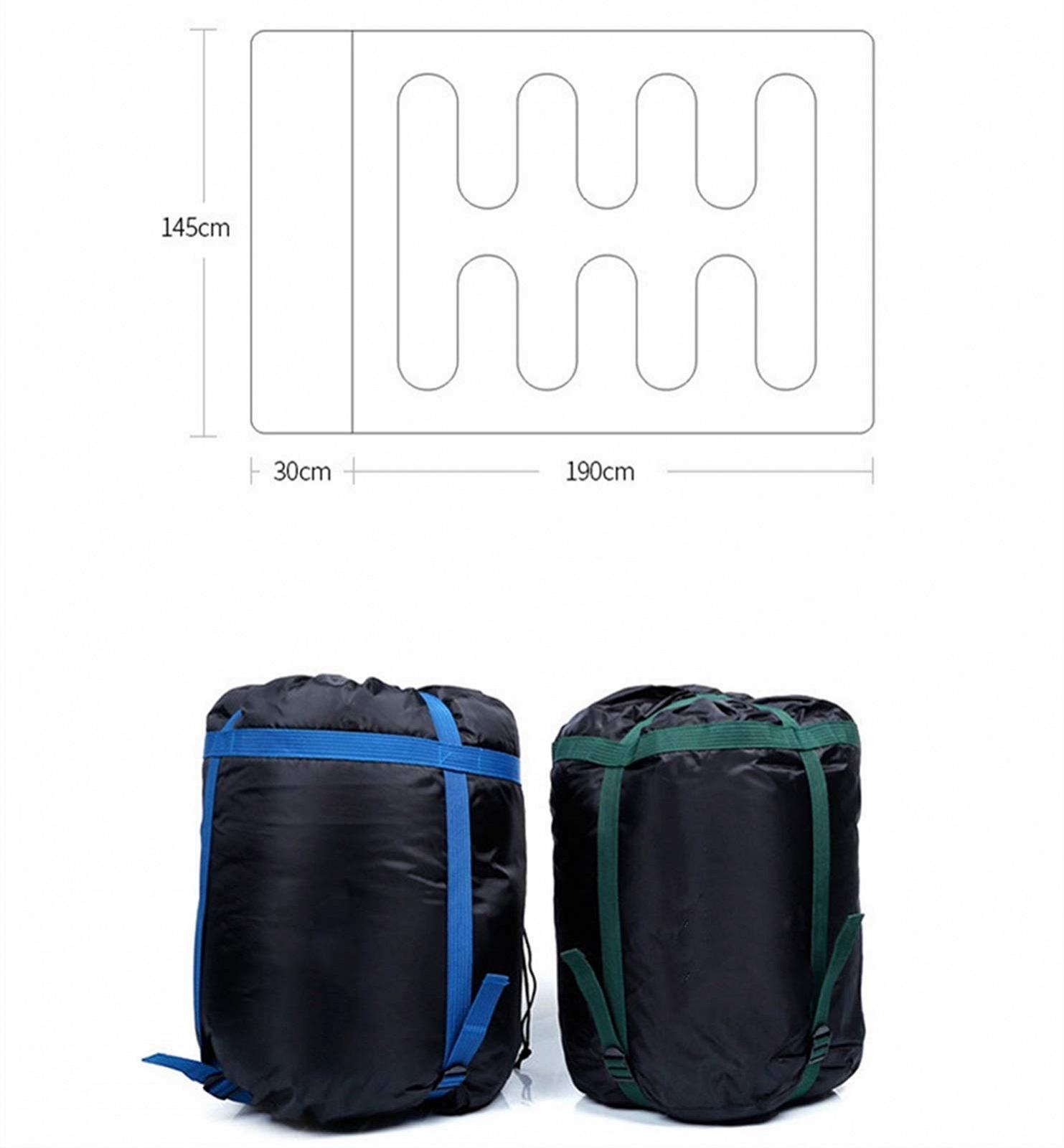 Спальний мішок MYVVKIA Outdoor Doppelschlafsack Umschlag Splicable бавовняний 2,2 м * 1,45 м, фото №6