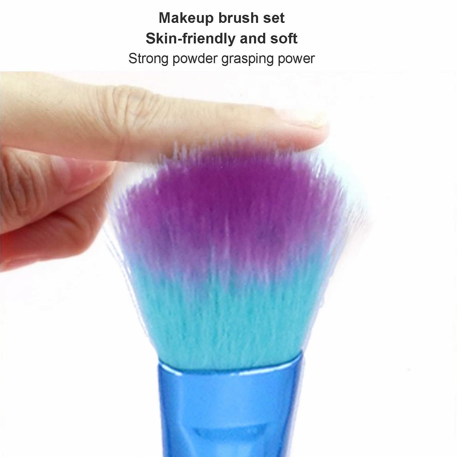 Набір кистей для макіяжу 10 штук Mini Full Set Professional Rouge Eyeliner Augenbrauenpinsel Makeup Tools (M009), фото №5