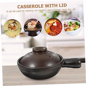 Кастрюля BESTYASH Традиционная Керамическая с крышкой synthetic.ua - Фото 1