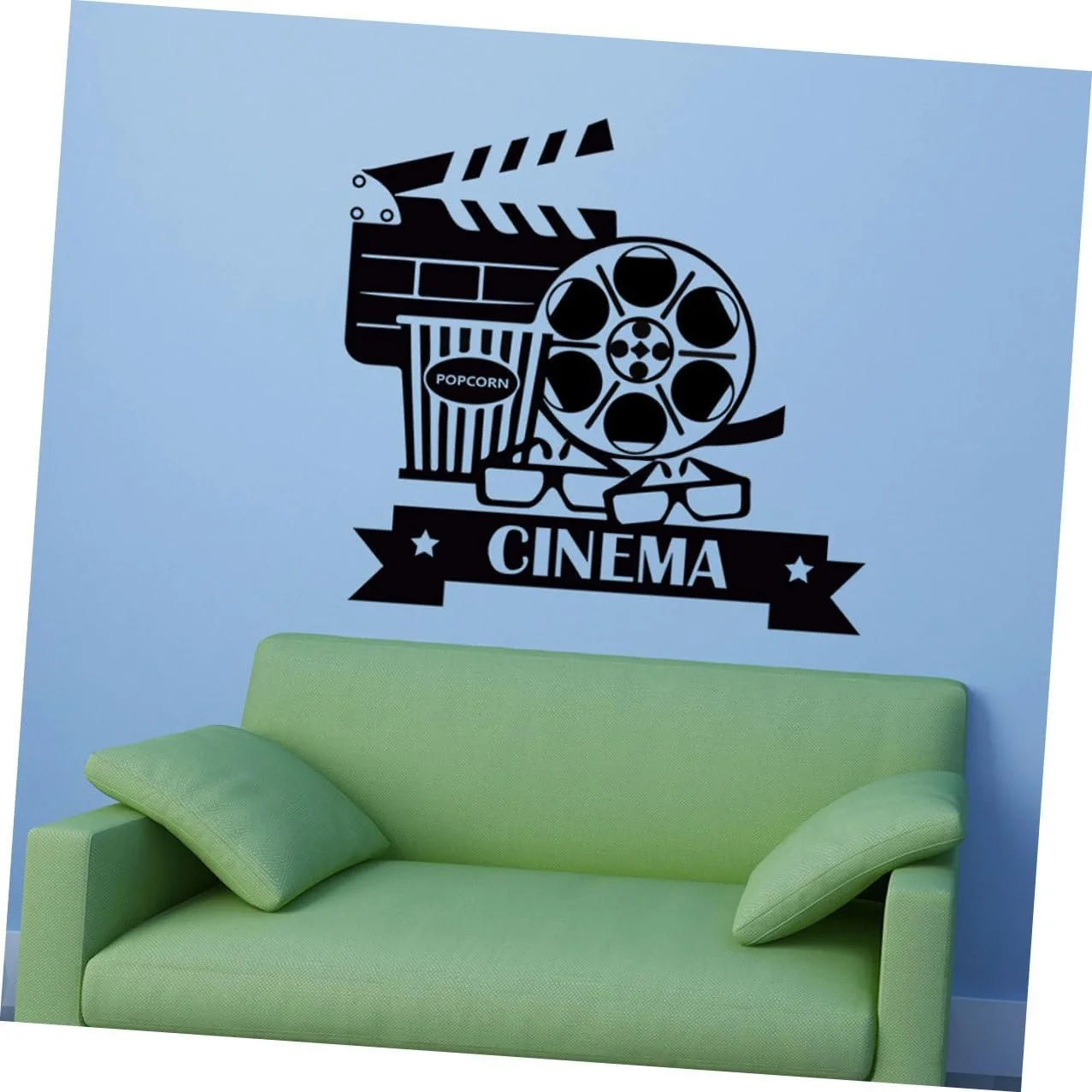 Наклейка на стіну NOLITOY Кіно Самоклеюча ПВХ, фото №3