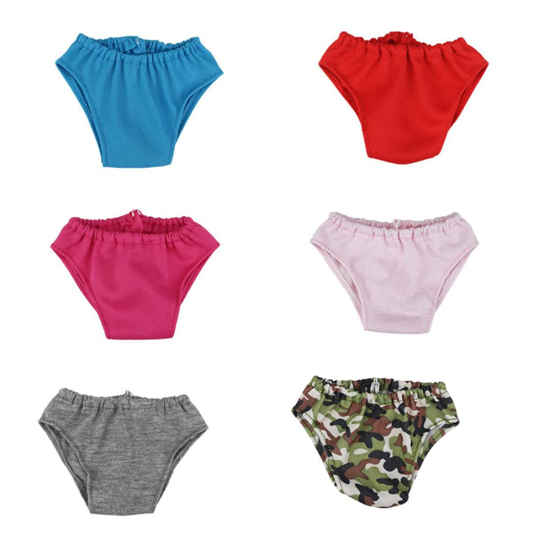 Набір Білизна Ляльки Панталони Міні Аксесуари Одяг для Ляльок на 18 дюймів 6 шт., фото №3