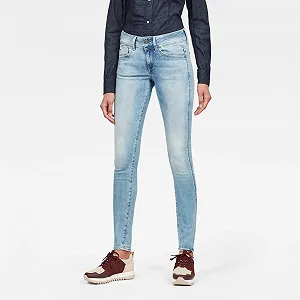 Жіночі джинси G‑STAR RAW Lynn Mid Skinny Sun Faded Blue - 28 - Фото 1