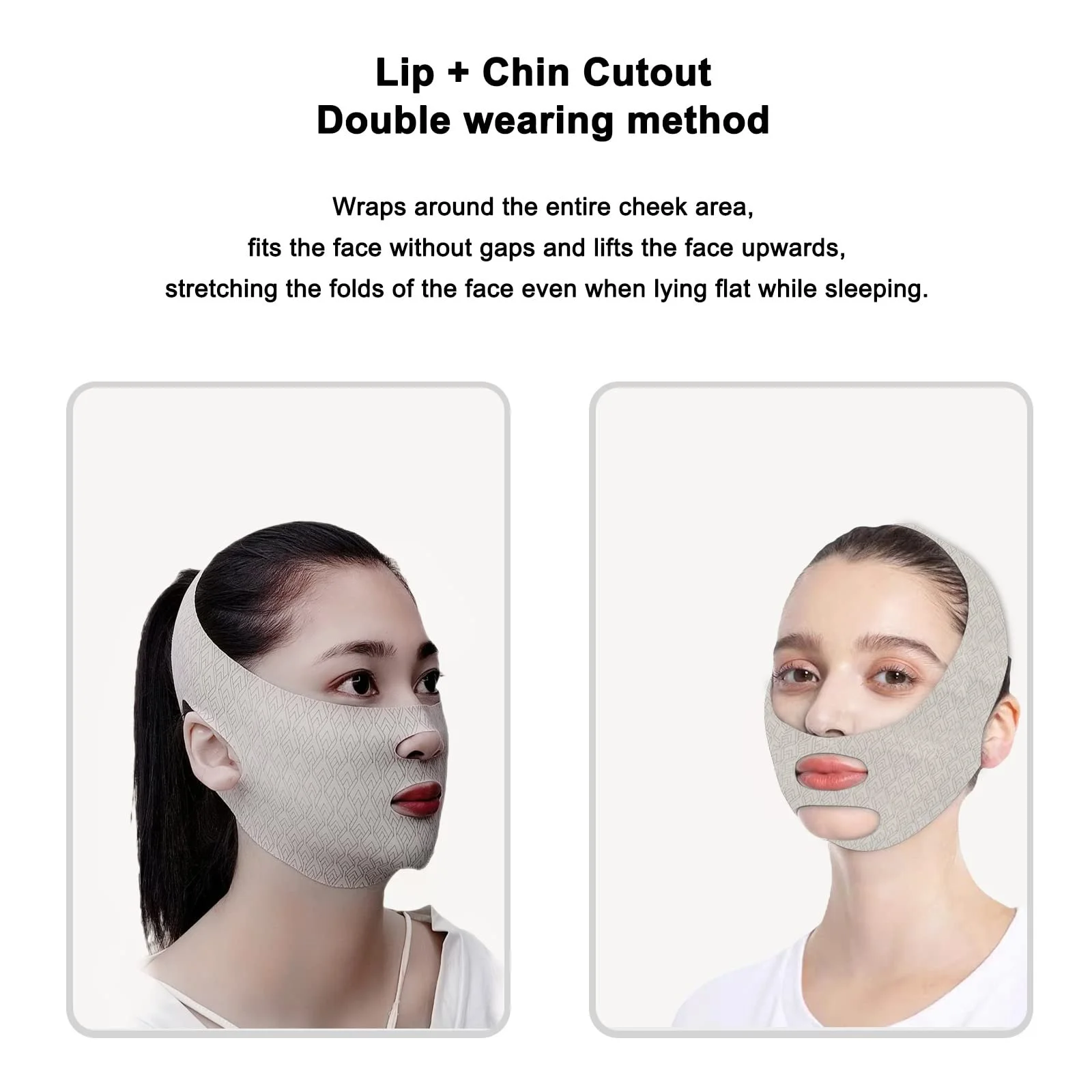 Маска для сну для моделювання обличчя TNSLAND Beauty, V Shape, фото №3