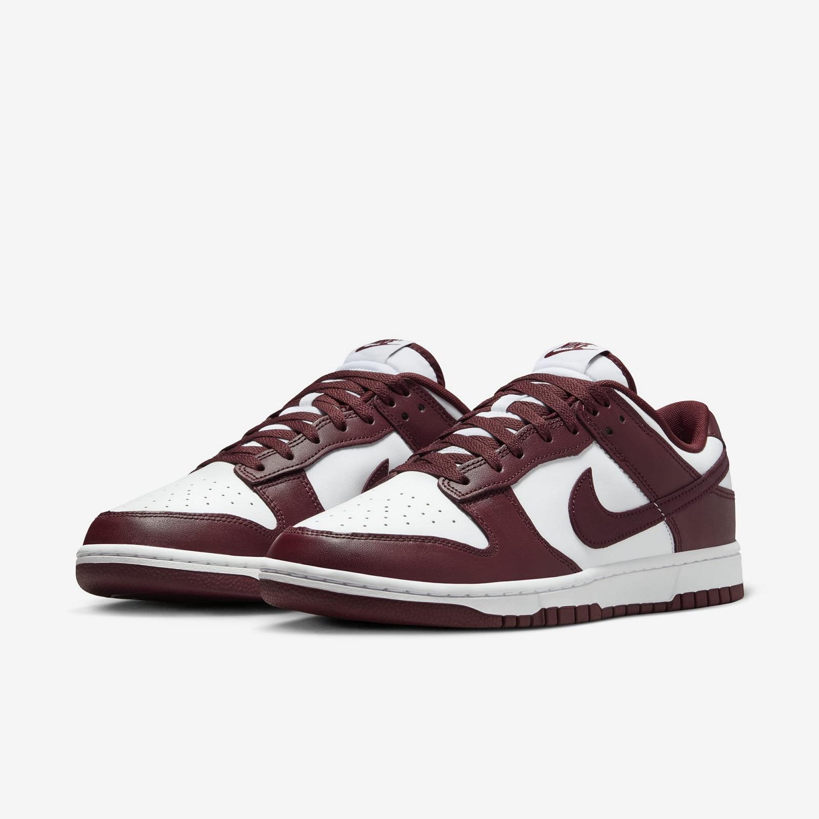 Кросівки Nike Dunk Low Retro Bordo/White 43, фото №5