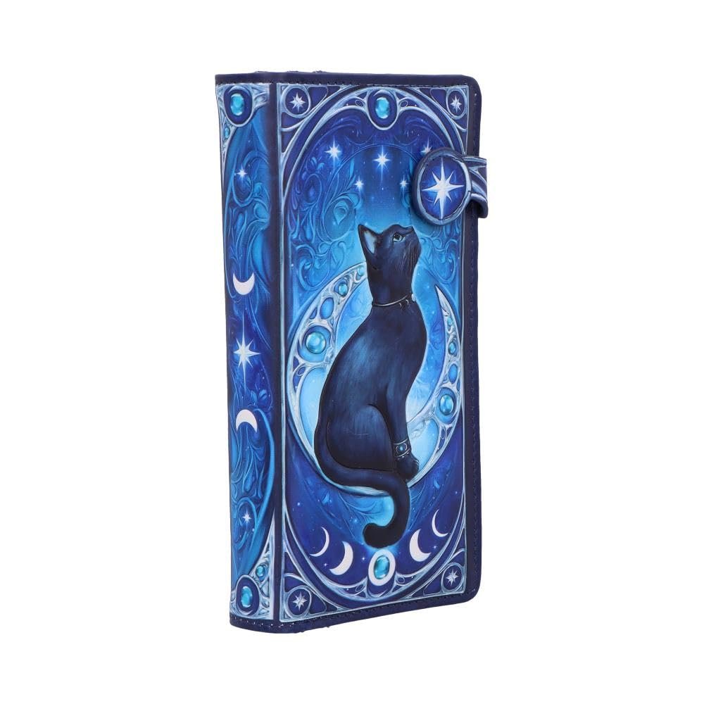 Кошелек Nemesis Now Feline Constellation Тисненый - Emo Кошелек для Любителей Котов и Поклонников Астрологии 18.5 см, фото №4