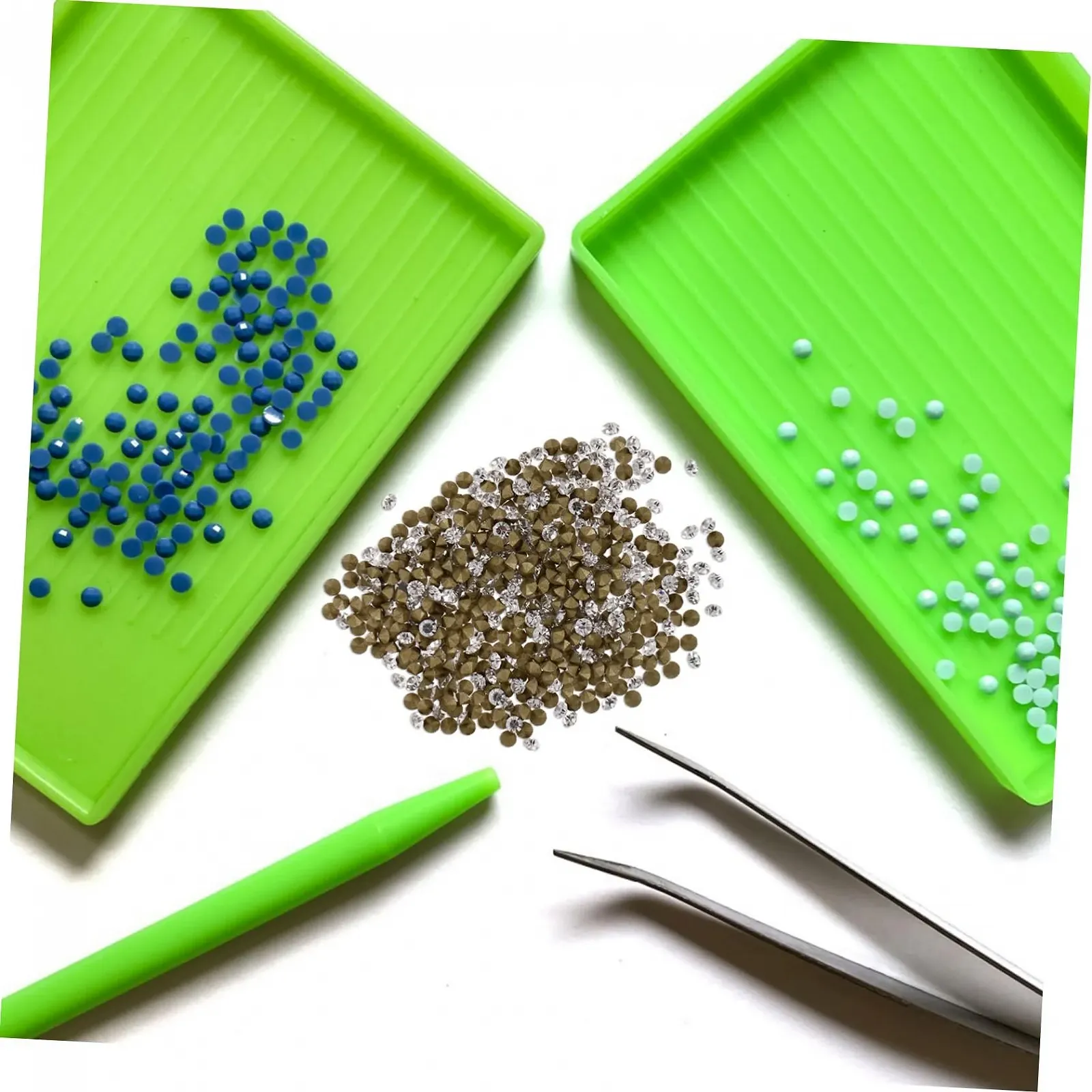 Стрази COHEALI для нігтів, Блискучі кристали, фото №7