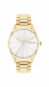 Аналоговий годинник Calvin Klein CK Burst Collection Кварцовий Золотистий Ремінець з нержавіючої сталі - 25200232, Білий - Фото 1